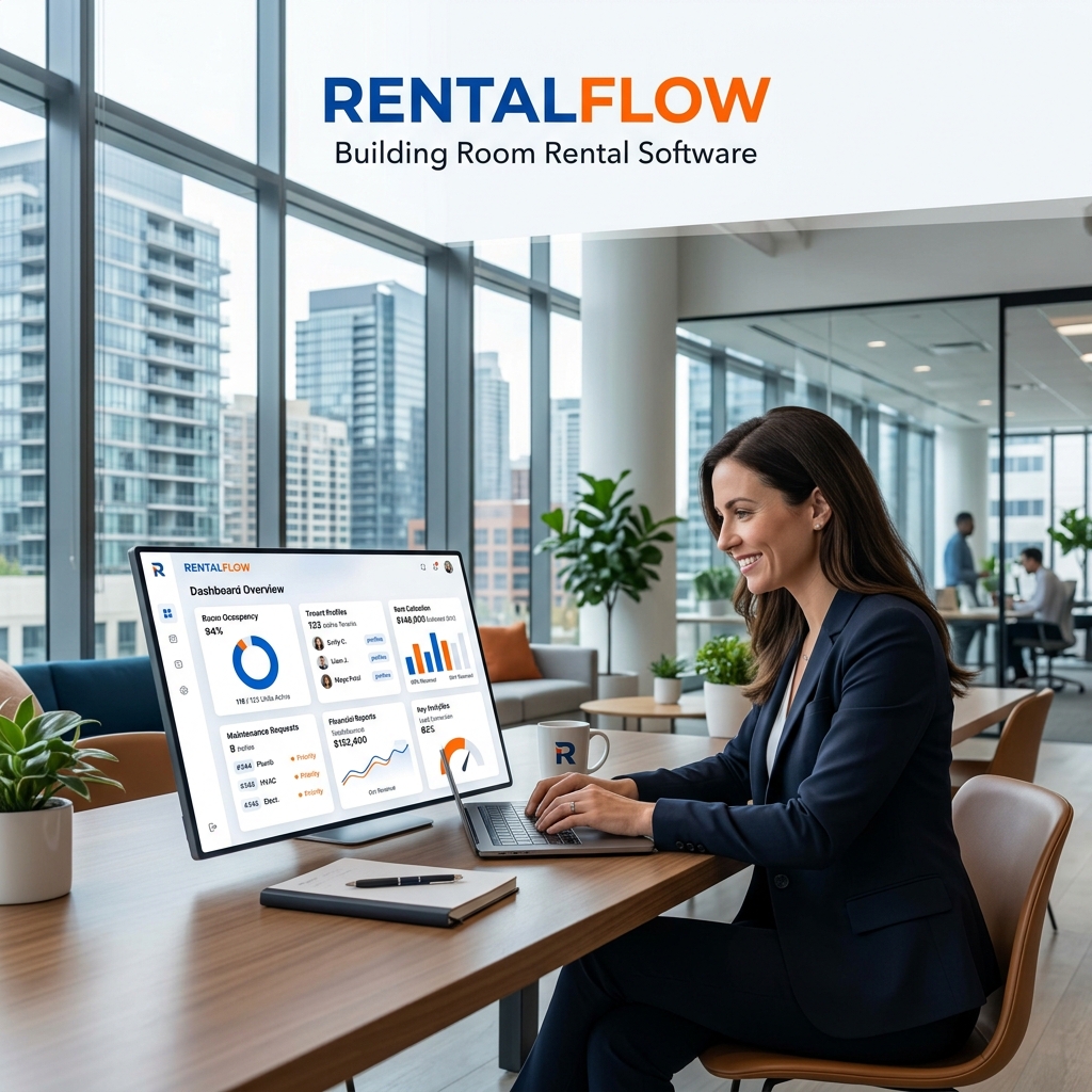 Building Room Rental Software Dashboard